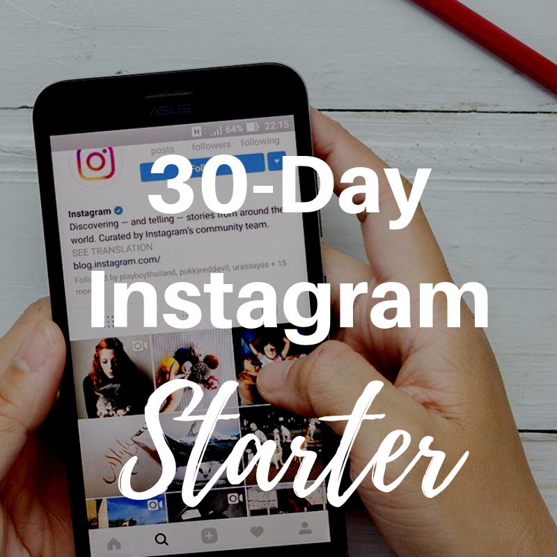 30 day instagram starter kit